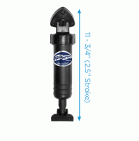 Hydraulic Short Actuator Assembly SMALL 2.0 SP 2.5" STROKE NO COIL - A1200S - 6BT500847900 - Bennett Marine
